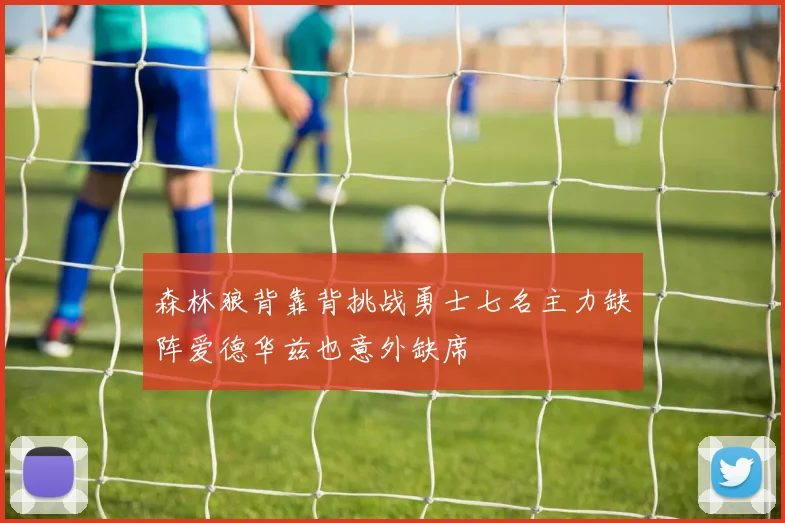 森林狼背靠背挑战勇士七名主力缺阵爱德华兹也意外缺席