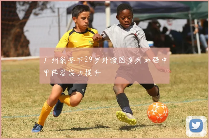广州豹签下29岁外援图多列加强中甲阵容实力提升